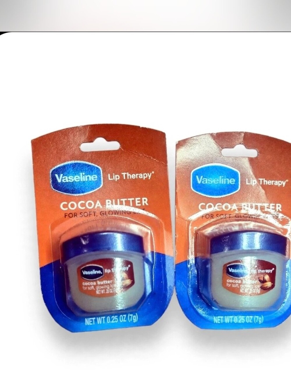 Vaseline Lip Therapy Crème Brûlée 2-Pack | New Sealed
